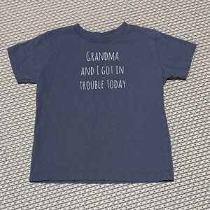 Size 5/6 Rabbit Skins Charcoal Kids T-Shirt